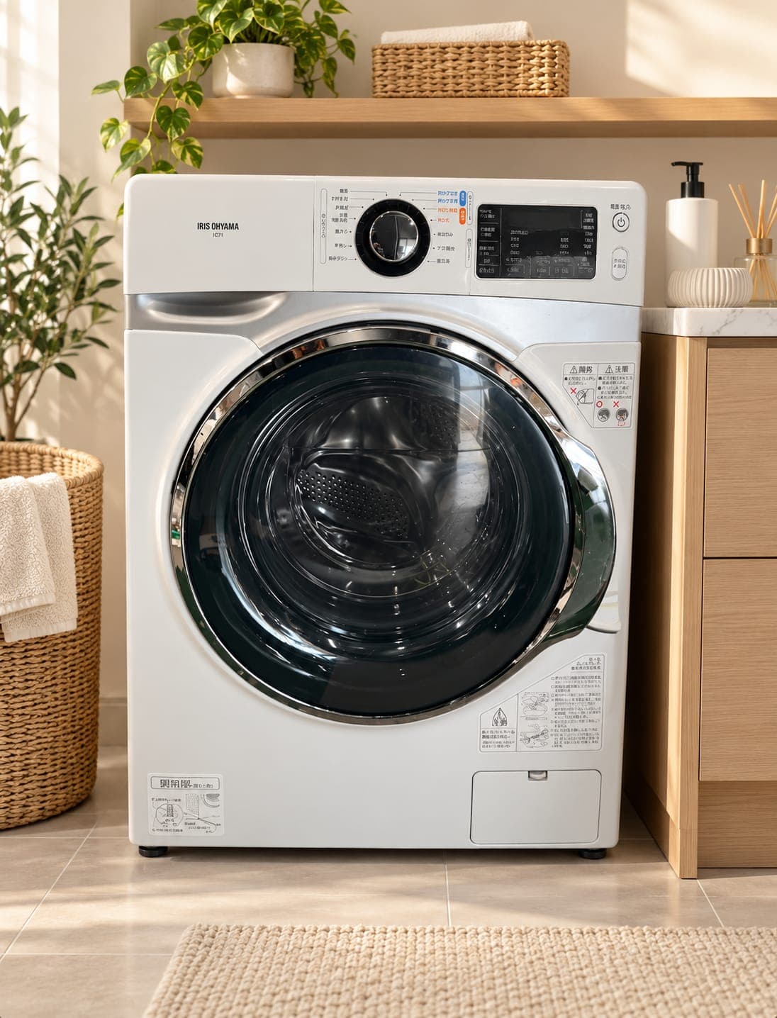 IRIS OHYAMA Drum Washing Machine